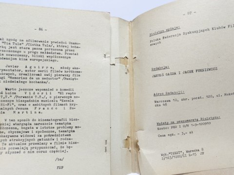 Film, Krytyka, Dyskusje. Biuletyn Polskiej Federacji... Kwiecień 1965