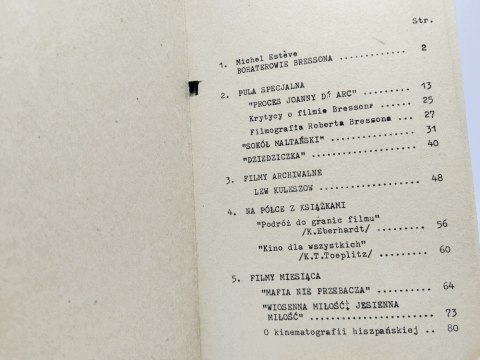 Film, Krytyka, Dyskusje. Biuletyn Polskiej Federacji... Kwiecień 1965