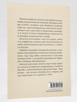 Kościół. Pielgrzymująca wspólnota wiary. Joseph Ratzinger