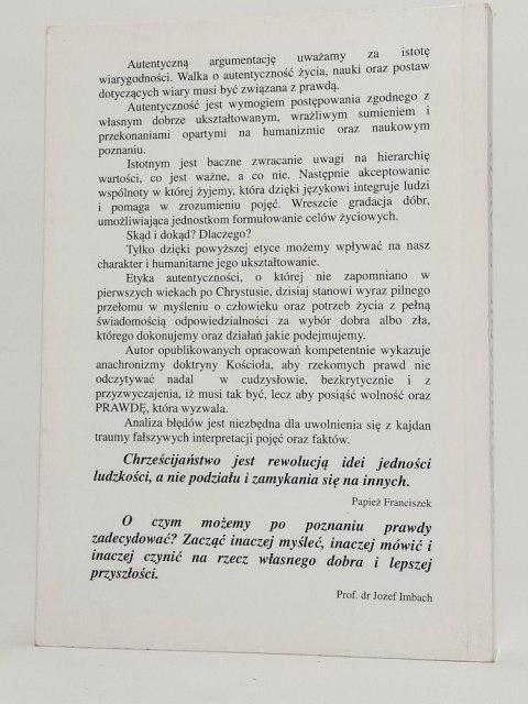 Poszukiwanie prawdy. Uwolnienie od iluzji. Janusz Andrykowski