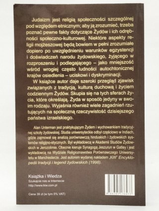 Żydzi. Wiara i życie. Alan Unterman