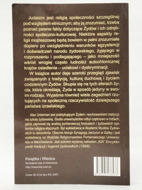 Żydzi. Wiara i życie. Alan Unterman