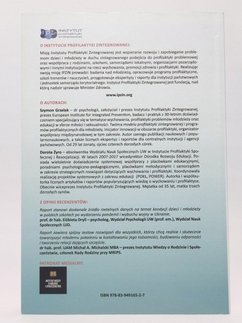 Jak wspierać młodzież w niestabilnym świecie? Dorota Żyro, Szymon Grzelak